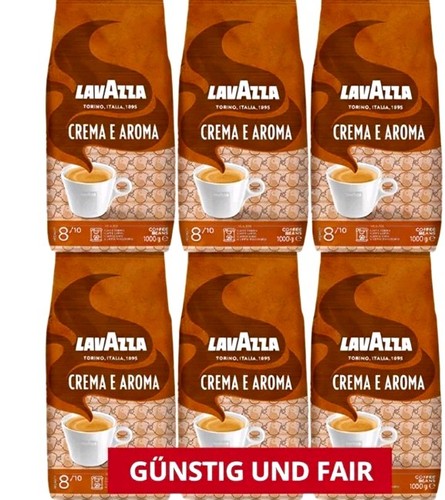 6x1kg lavazza crema aroma - e,