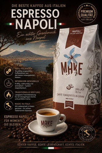 Italienische kaffeebohnen make - italienische,