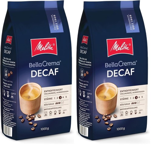 Melitta bellacrema decaf ganze - bellacrema,