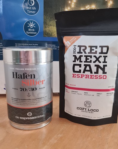 Kaffee bohnen hafen silber red - bohnen,